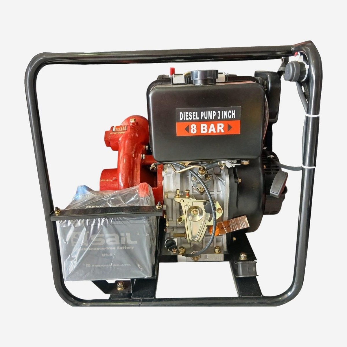 3inch 8bar cast iron high pressure diesel water pump